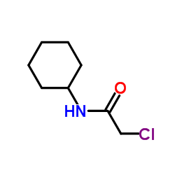 2-氯-N-环己基乙酰胺结构式