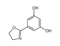 5-(4,5-dihydro-1,3-oxazol-2-yl)benzene-1,3-diol结构式