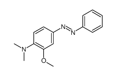 N,N-Dimethyl-4-phenylazo-o-anisidine结构式