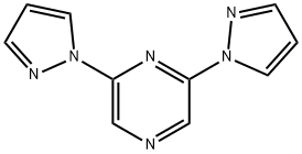 2,6-di(1h-pyrazol-1-yl)pyrazine Structure
