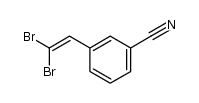 3-(2,2-dibromovinyl)benzonitrile Structure