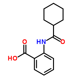 2-[(Cyclohexylcarbonyl)amino]benzoic acid结构式