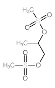 1,2-Propanediol,1,2-dimethanesulfonate structure