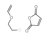 2-chloroethoxyethene; furan-2,5-dione结构式