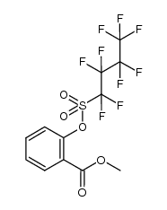 methyl 2-(perfluoro-1-butanesulfonyloxy)benzoate Structure