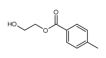 Benzoic acid, 4-Methyl-, 2-hydroxyethyl ester structure
