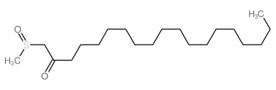 2-Nonadecanone,1-(methylsulfinyl)-结构式