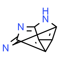 2,3-Imino-1,4-diazacyclopropa[cd]pentalene(9CI) structure