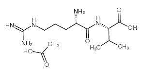 H-Arg-Val-OH acetate salt structure