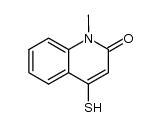 4-mercapto-1-methyl-2(1H)quinolinone Structure