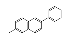 2-methyl-6-phenylnaphthalene结构式