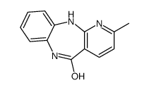 2-methyl-6,11-dihydropyrido[3,2-c][1,5]benzodiazepin-5-one结构式