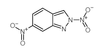 2H-Indazole,2,6-dinitro- Structure