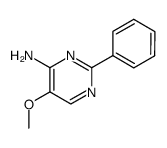 5-methoxy-2-phenyl-pyrimidin-4-ylamine结构式