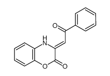 (3Z)-3-benzoylmethylene-3,4-dihydro-2H-1,4-benzoxazin-2-one结构式