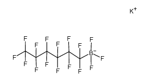 potassium (perfluorohexyl)trifluoroborate结构式