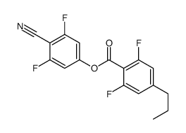 (4-cyano-3,5-difluorophenyl) 2,6-difluoro-4-propylbenzoate结构式