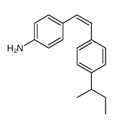 4-[(E)-2-(4-sec-Butylphenyl)vinyl]aniline Structure