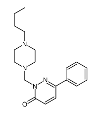 2-[(4-butylpiperazin-1-yl)methyl]-6-phenylpyridazin-3-one结构式