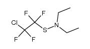 2-chloro-1,1,2,2-tetrafluoro-ethanesulfenic acid diethylamide Structure