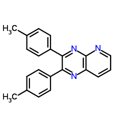 2,3-Bis(4-methylphenyl)pyrido[2,3-b]pyrazine结构式