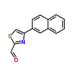 4-(2-Naphthyl)-1,3-thiazole-2-carbaldehyde structure