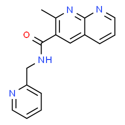 1,8-Naphthyridine-3-carboxamide,2-methyl-N-(2-pyridinylmethyl)-(9CI) picture