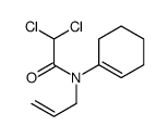 2,2-dichloro-N-(cyclohexen-1-yl)-N-prop-2-enylacetamide结构式