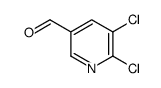5,6-dichloropyridine-3-carbaldehyde Structure