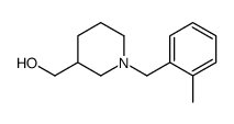 [1-[(2-methylphenyl)methyl]piperidin-3-yl]methanol Structure