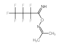 2,2,3,3,4,4,4-heptafluoro-1-(propan-2-ylideneamino)oxy-butan-1-imine结构式
