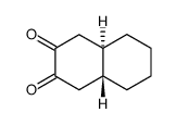 (+/-)-trans-octahydro-naphthalene-2,3-dione结构式