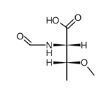 N-formyl-O-methyl-DL-threonine Structure