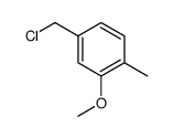 4-(Chloromethyl)-2-methoxy-1-methylbenzene结构式