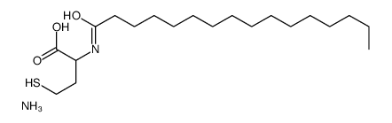 N-palmitoyl homocysteine(ammonium salt) Structure