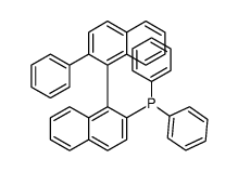 S-(+)-1,1'-联萘-2'-苯基-2-二苯膦结构式