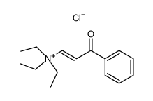 triethyl-(3-oxo-3-phenyl-propenyl)-ammonium, chloride Structure