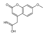 2-(7-methoxy-2-oxochromen-4-yl)acetamide Structure