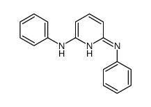 2-N,6-N-diphenylpyridine-2,6-diamine结构式