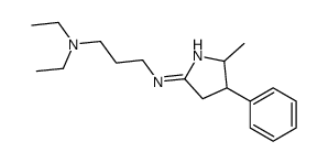 N',N'-diethyl-N-(2-methyl-3-phenyl-3,4-dihydro-2H-pyrrol-5-yl)propane-1,3-diamine Structure