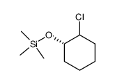 ((S)-2-Chloro-cyclohexyloxy)-trimethyl-silane结构式