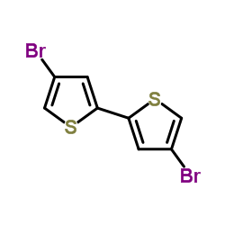 4,4'-二溴-2,2'-联噻吩结构式