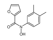 N-(3,4-dimethylphenyl)-N-hydroxyfuran-2-carboxamide结构式