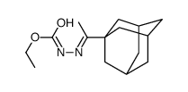 ethyl N-[(E)-1-(1-adamantyl)ethylideneamino]carbamate结构式