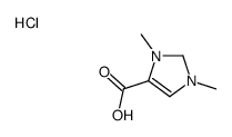 1,3-dimethyl-1,2-dihydroimidazol-1-ium-4-carboxylic acid,chloride结构式