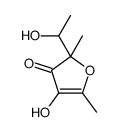 4-hydroxy-2-(1-hydroxyethyl)-2,5-dimethylfuran-3-one Structure