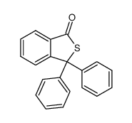 3,3-diphenyl-2-thiophthalide结构式