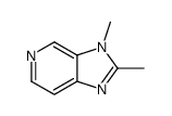 2,3-二甲基-3H-咪唑并[4,5-c]吡啶结构式