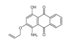 1-amino-4-hydroxy-2-prop-2-enoxyanthracene-9,10-dione Structure