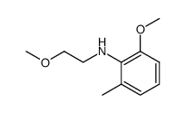 2-methoxy-N-(2-methoxyethyl)-6-methylaniline Structure